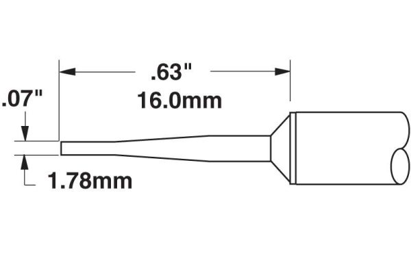 Картридж-наконечник Metcal Sttc-542