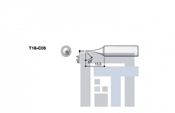 Сменный наконечник Hakko Т18-c05