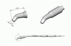 Картридж-наконечник Jbc C130-416