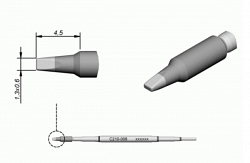Картридж-наконечник Jbc C210-008