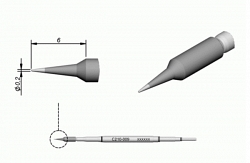 Картридж-наконечник Jbc C210-009