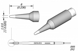 Картридж-наконечник Jbc C210-013