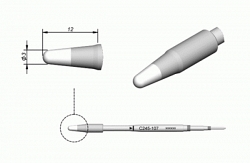 Картридж-наконечник Jbc C245-107