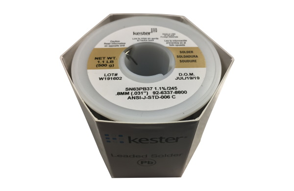Трубчатый припой KESTER 245 50 Sn60Pb40 1.0 mm, 500 гр