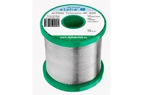Припой трубчатый Alpha 0307 Fluitin 1532/133 0.75mm 0.5kg