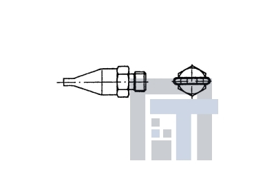 Плоское жало Weller F04 (t0058727773n)
