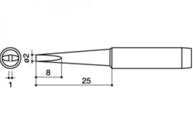 Сменный наконечник Hakko 900m-t-3.2ld