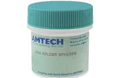Припой-шарики Bga Amtech Abga-sac305-30 Sn96,5ag3,0cu0,5 0,76 мм, 250000шт.