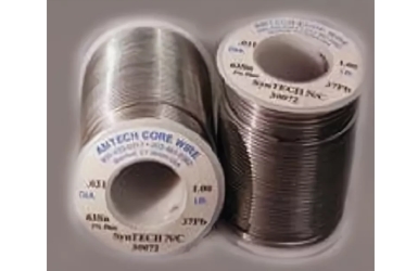 Трубчатый припой Amtech 4300, (sn63, 2,2%) 0,81мм, 450 гр.