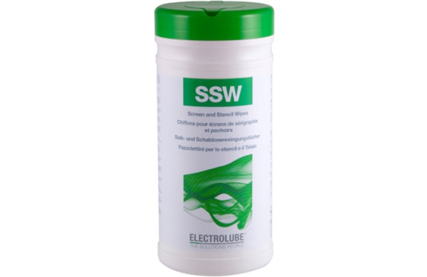 Салфетки для чистки трафаретов и экранов Electrolube Ssw100, 1туба