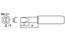 Сменный наконечник 900l-t-si