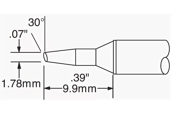 Картридж-наконечник Metcal Sttc-135