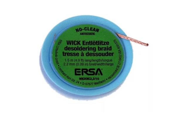Лента для очистки печатных плат от припоя Ersa Wick-nc 2,2