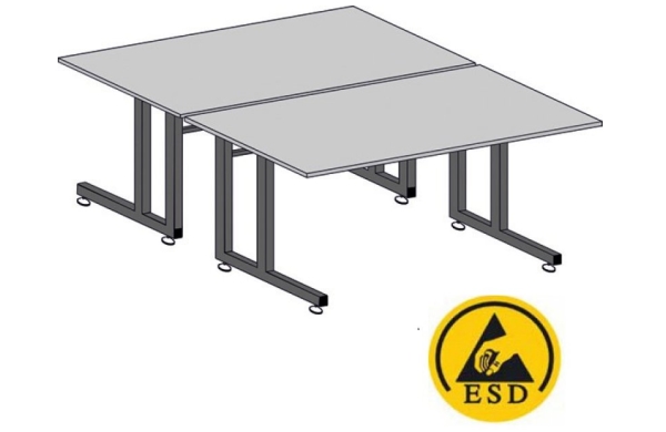 Стол Р островной БЕЛТЕМА С5-(1500х750) ESD