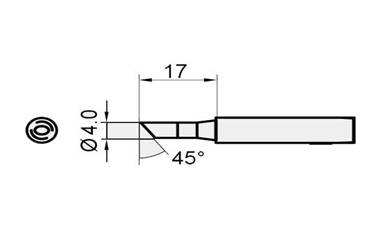 Жало для паяльника Proskit 5si-216n-4c