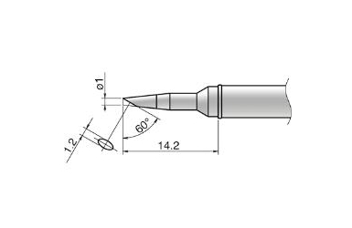 Композитный наконечник Hakko T31-01bc1 Shape-1bc