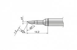 Композитный наконечник Hakko T31-01bc1 Shape-1bc