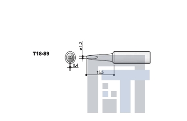 Сменный наконечник Hakko Т18-s9