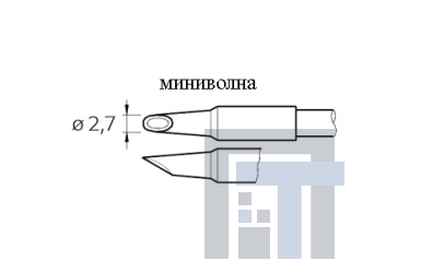 Картридж-наконечник Jbc C245-931