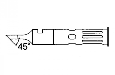 Наконечник 45° Weller 60-01-03 T0051644599
