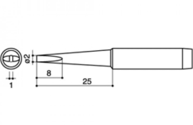 Сменный наконечник Hakko 900M-T-2LD