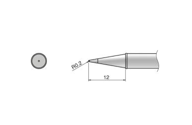 Композитный наконечник Hakko T31-01bl Shape-bl