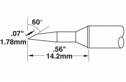 Картридж-наконечник Metcal Sttc-547