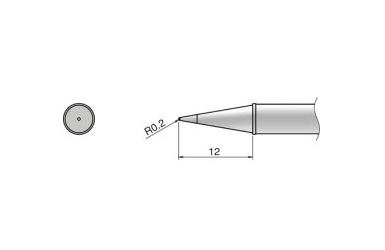 Композитный наконечник Hakko T31-02bl Shape-bl