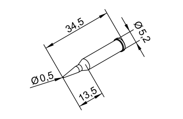 Наконечник ERSA 102PDLF05L (для паяльников iTool, iTool nano)