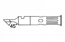 Наконечник 45° Weller 60-01-03 T0051644599