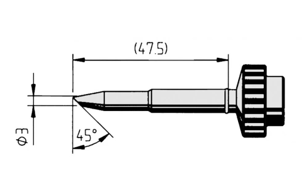 Наконечник Ersa 612nd (для паяльника Techtool)