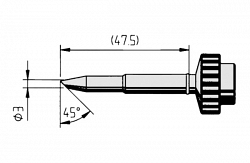 Наконечник Ersa 612nd (для паяльника Techtool)