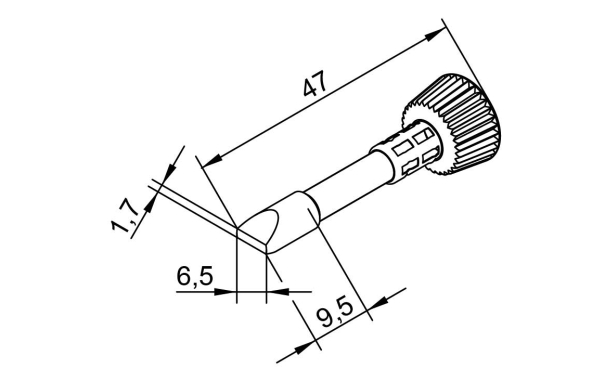 Наконечник Ersa 102cdlf65 (для паяльника itool)