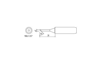 Сменный наконечник 900l-t-2c