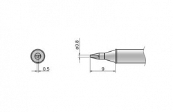 Композитный наконечник Hakko T31-03d08 Shape-0,8d