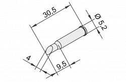 Наконечник Ersa 102adlf40  (для паяльников itool, itool nano)