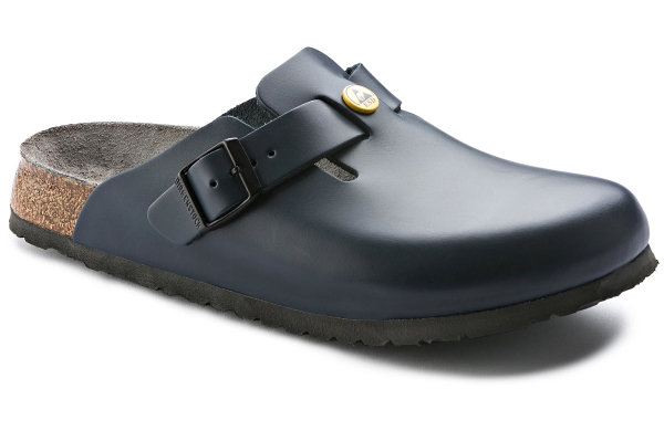 Антистатические сабо синие Birkenstock Boston Esd 61380