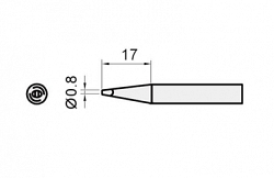 Жало для паяльника Proskit 5si-216n-0.8d
