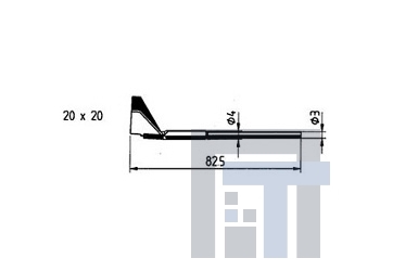 Ersa 452qdlf200 (422qd4) насадка к термопинцету Ersa Chiptool