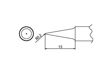 Наконечник для паяльника Hakko T20-BL Shape-BL