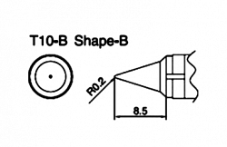 Сменный наконечник Hakko T10-b Shape-b