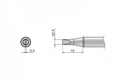 Композитный наконечник Hakko T31-01d24 Shape-2,4d