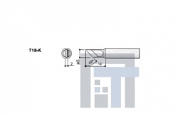Сменный наконечник Hakko Т18-k