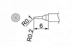 Наконечник для паяльника Hakko T30-i Shape-i