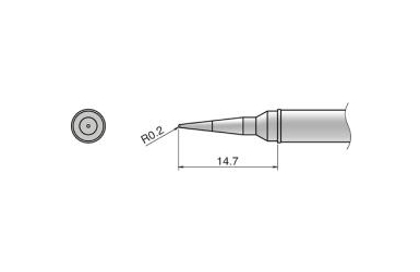 Композитный наконечник Hakko T31-03il Shape-il