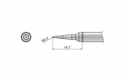 Композитный наконечник Hakko T31-03il Shape-il