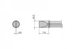 Композитный наконечник Hakko T31-02d52 Shape-5,2d
