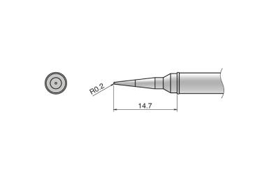 Композитный наконечник Hakko T31-01il Shape-il