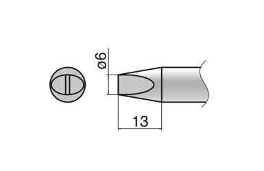 Композитный наконечник Hakko T33-d6 Shape-6d