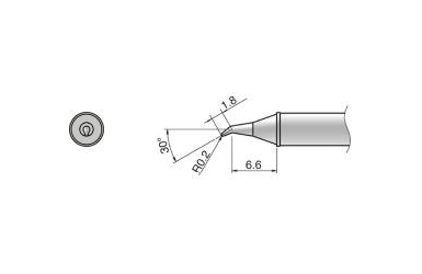 Композитный наконечник Hakko T31-03js02 Shape-0,2rssb